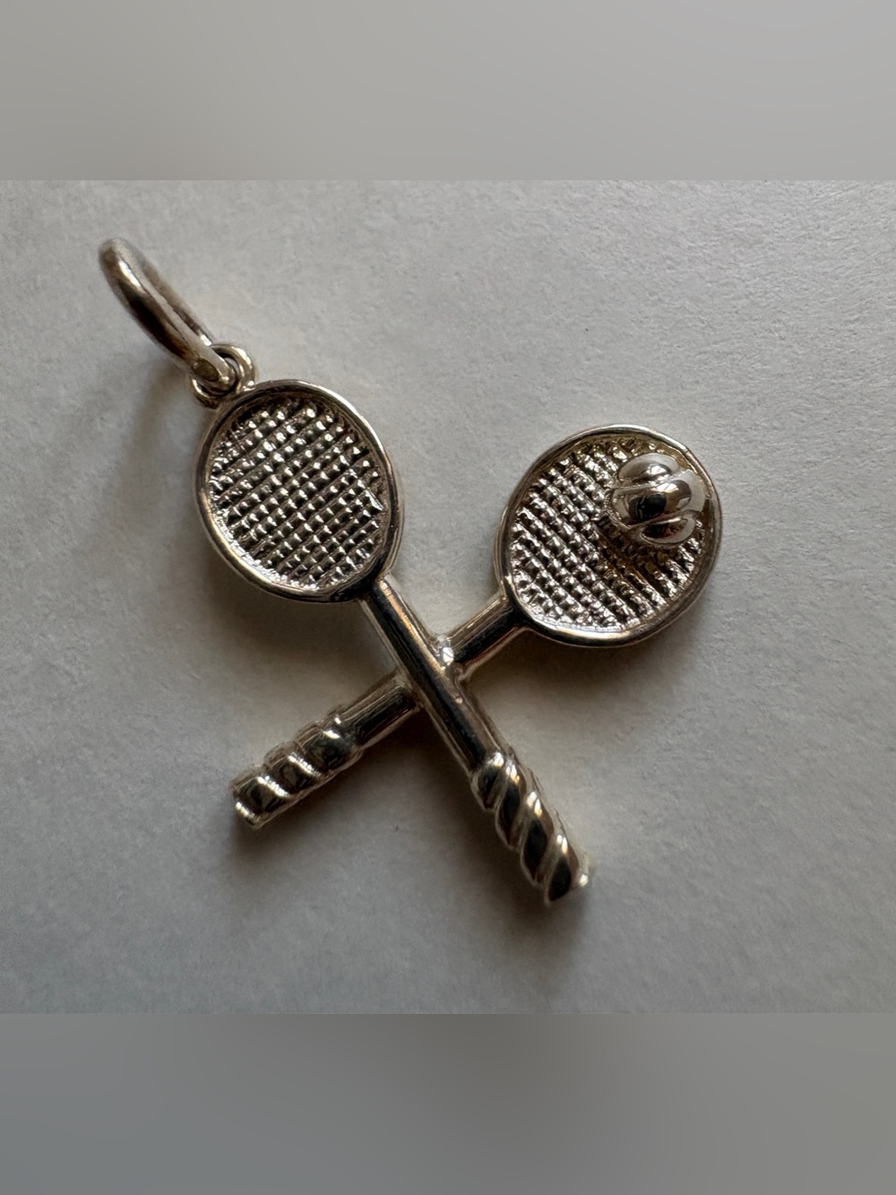 Tiffany & Co. Silver Tennis Racket Charm